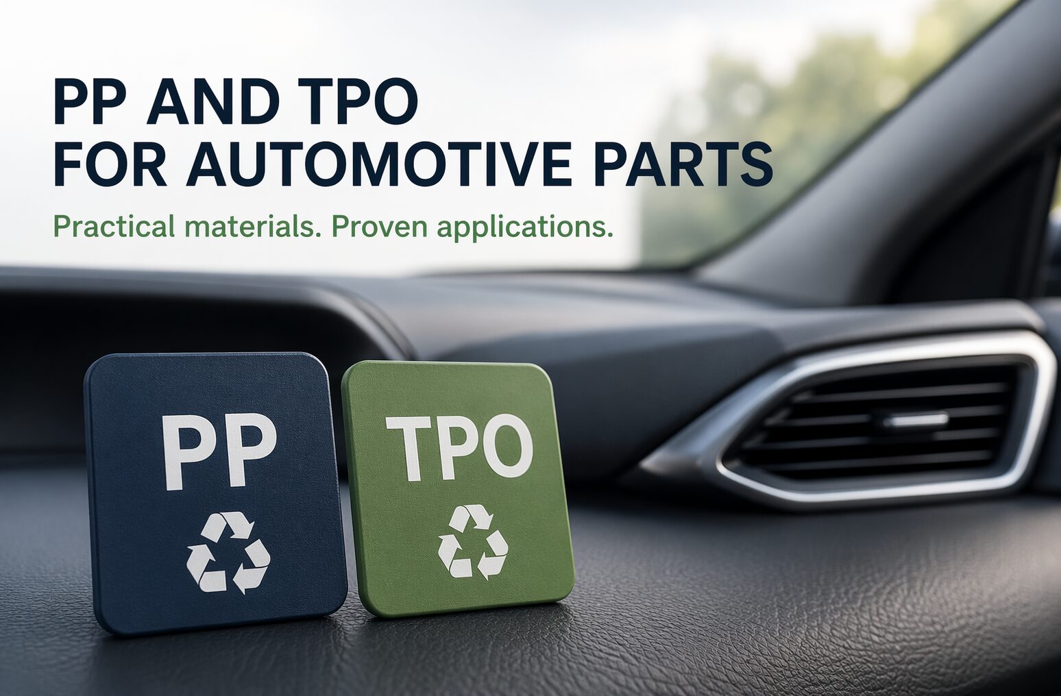 Recycled PP and TPO for Automotive Parts: A Practical Path to Sustainable Performance